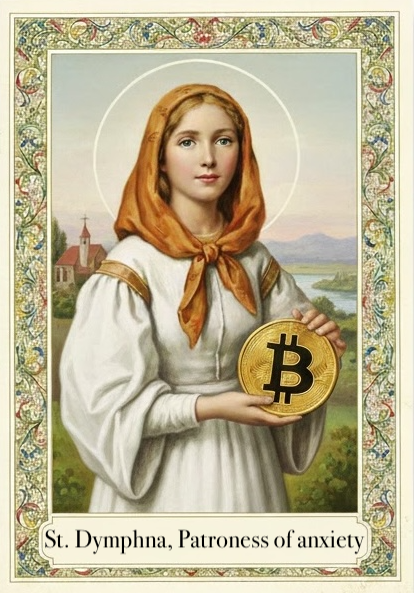 St. Dymphna Prayer Card Front